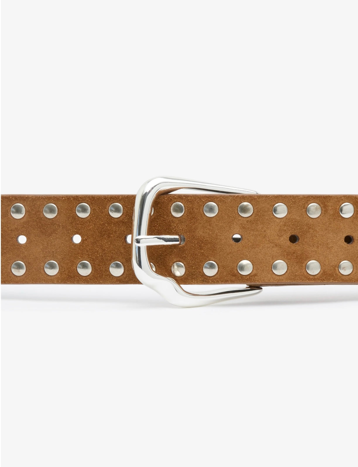 MAVERICK SUEDE STUDDED BELT