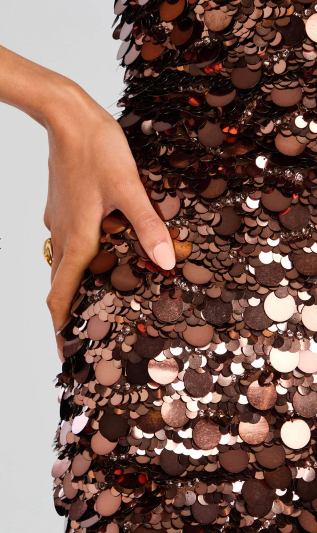 NOLIA SEQUIN EMBELLISHED DRESS