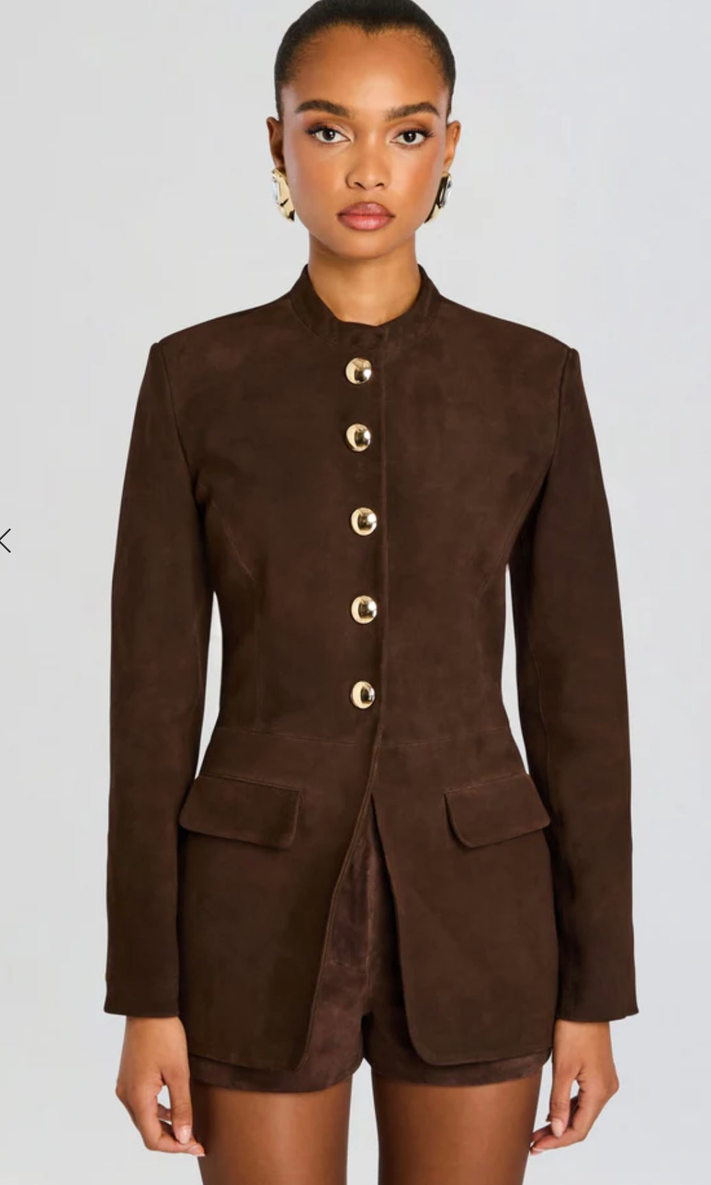 CALLANDRA SUEDE LEATHER JACKET