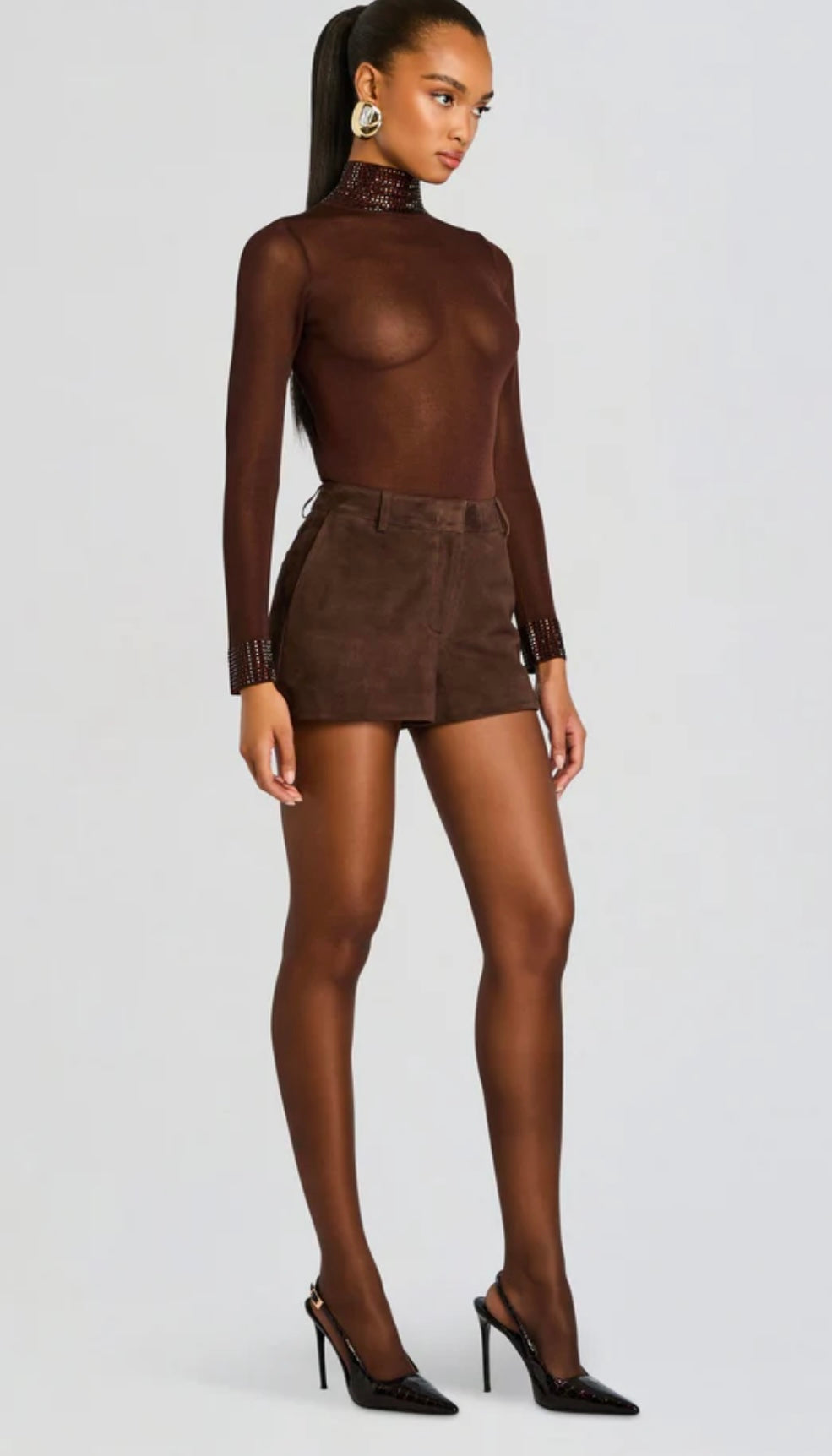 NAYA SUEDE LEATHER SHORT