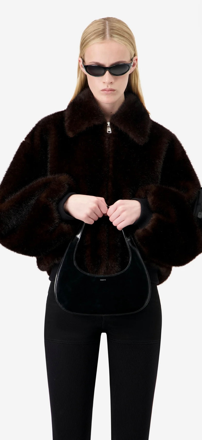 Faux Fur Bomber Jacket