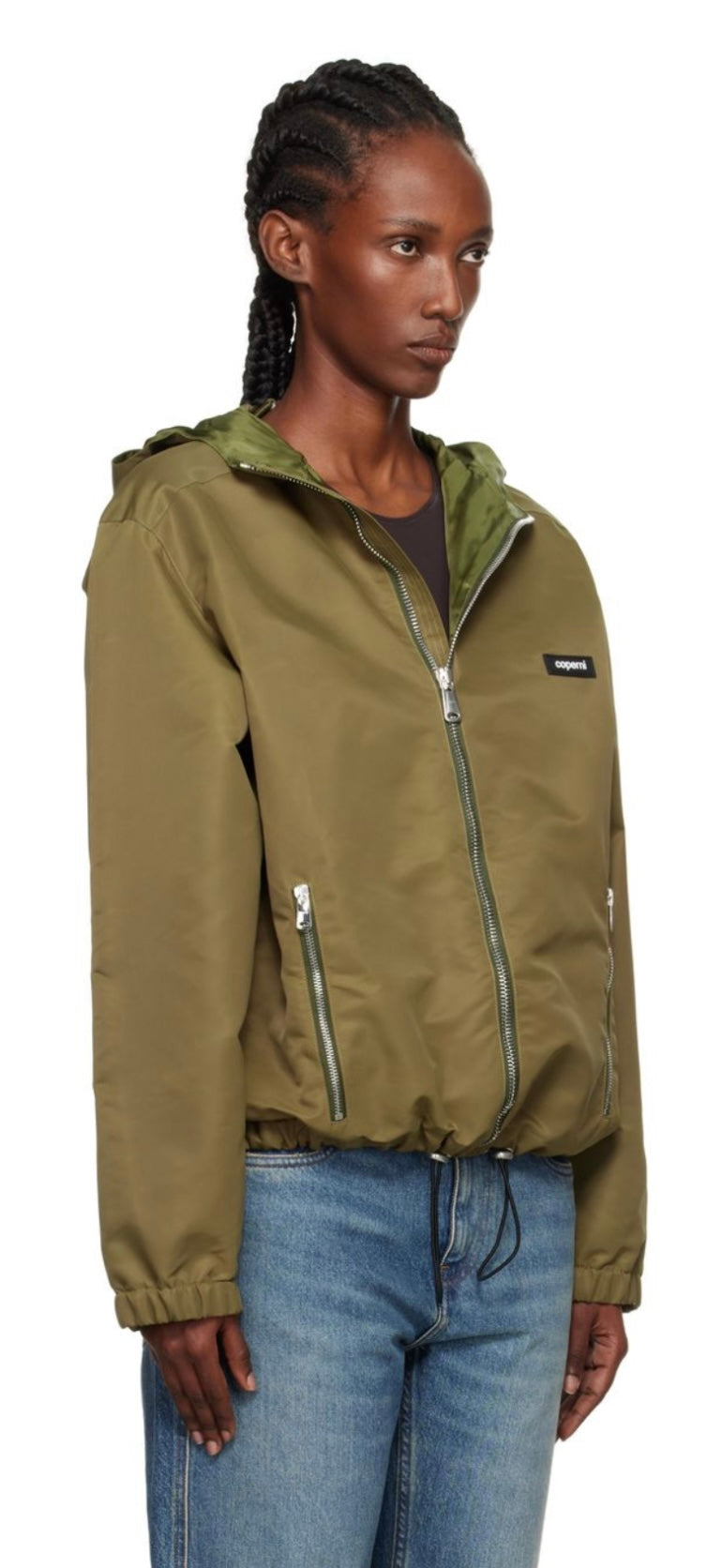 Coperni hooded zip-up jacket