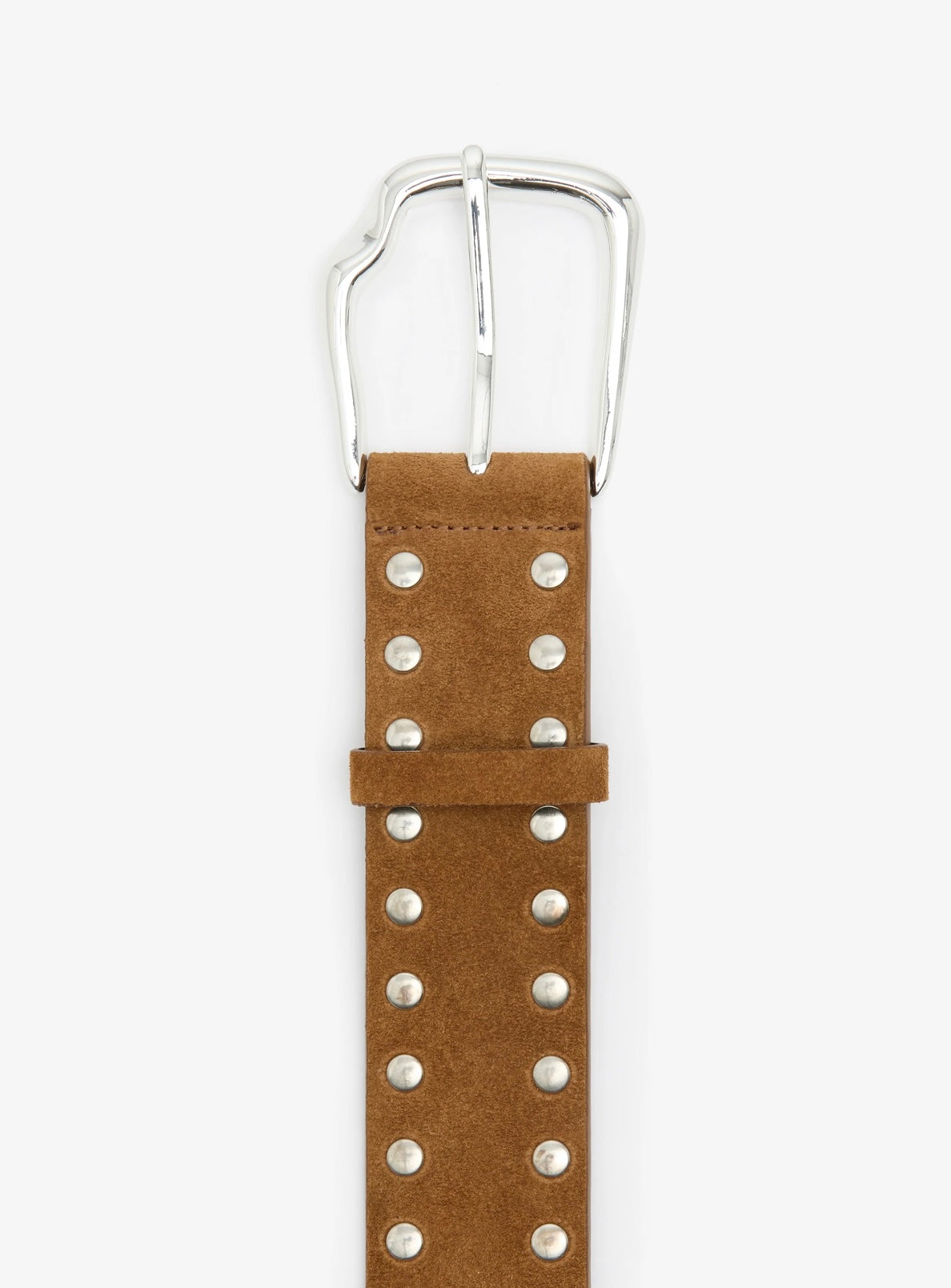 MAVERICK SUEDE STUDDED BELT