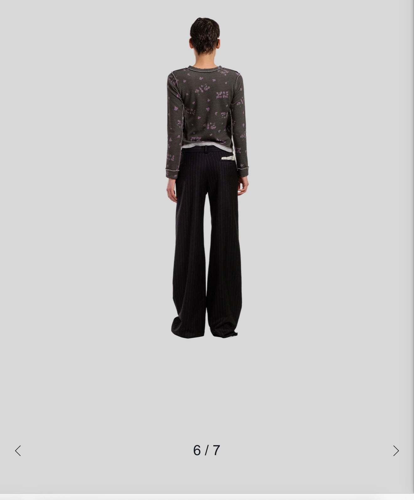 REVERSE PINSTRIPE PANTS