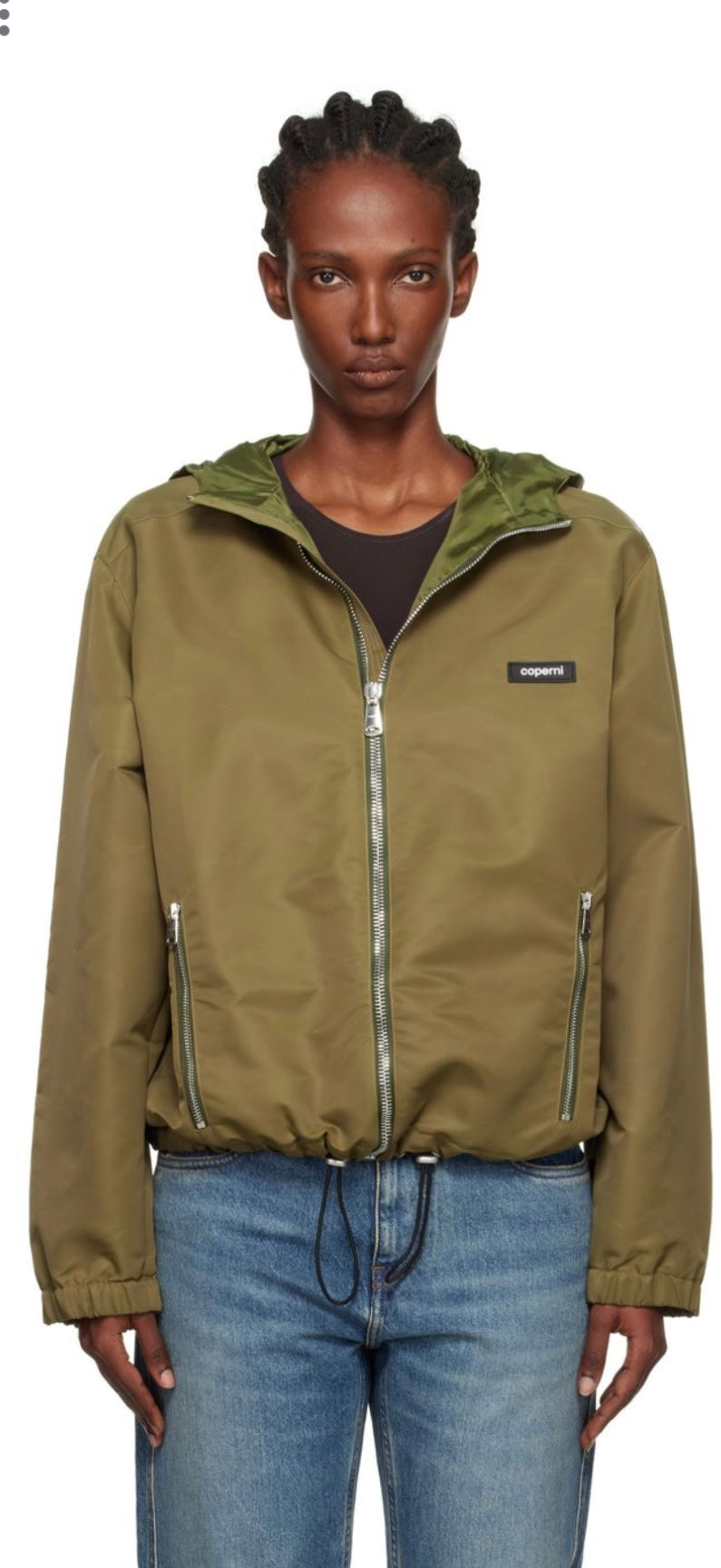 Coperni hooded zip-up jacket