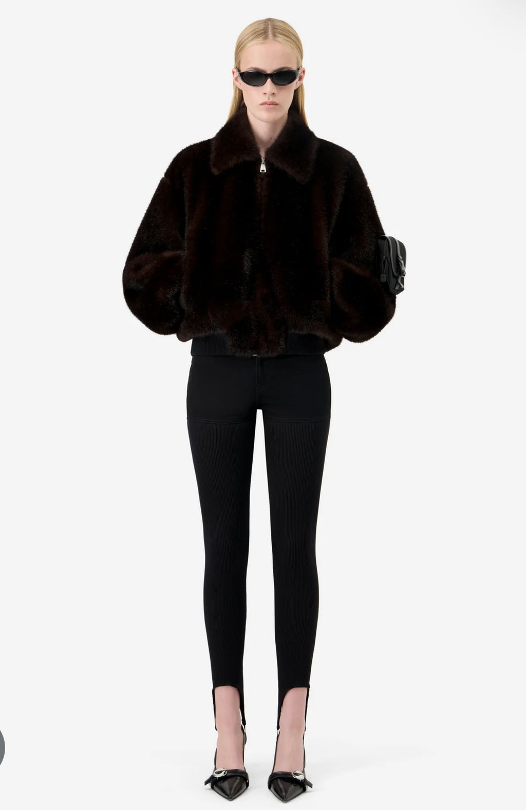 Faux Fur Bomber Jacket