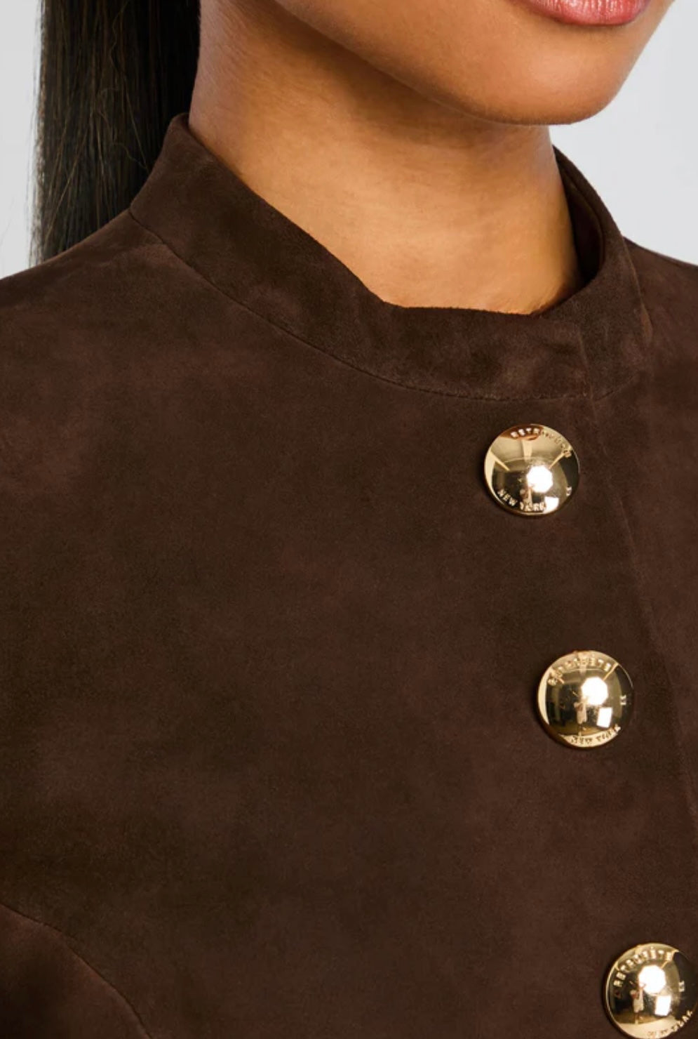 CALLANDRA SUEDE LEATHER JACKET