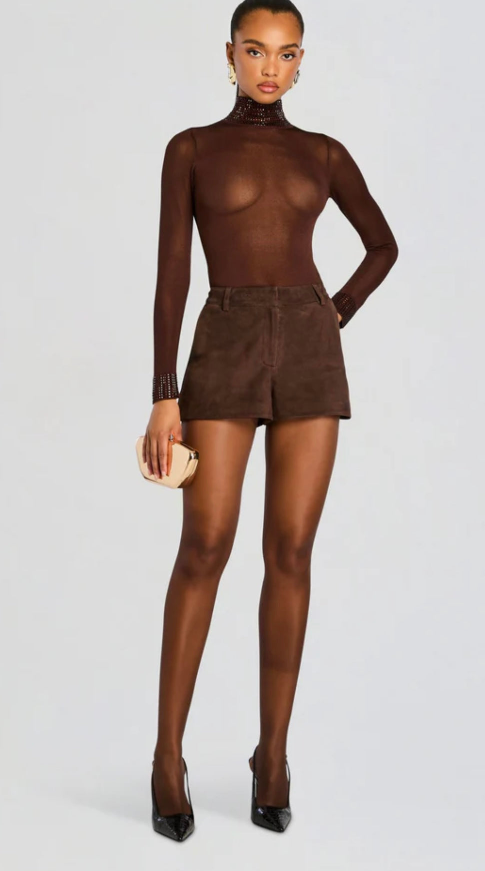 NAYA SUEDE LEATHER SHORT