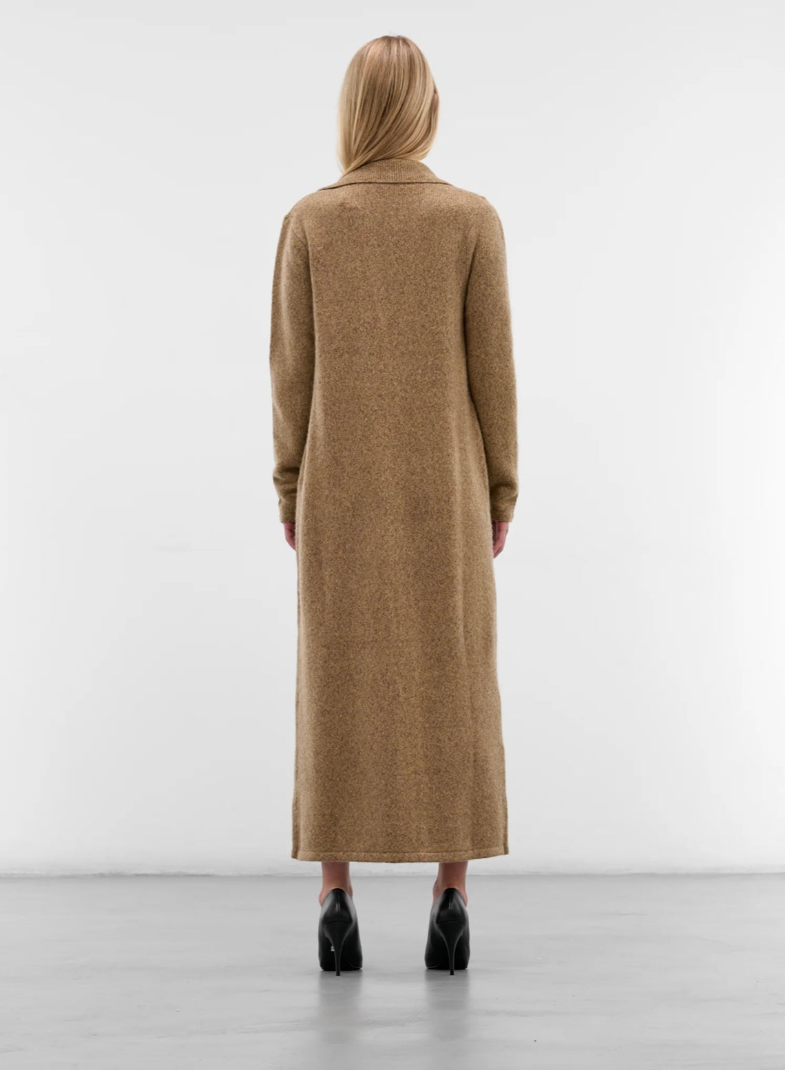 BEIGE VITA WOOL TRENCH COAT