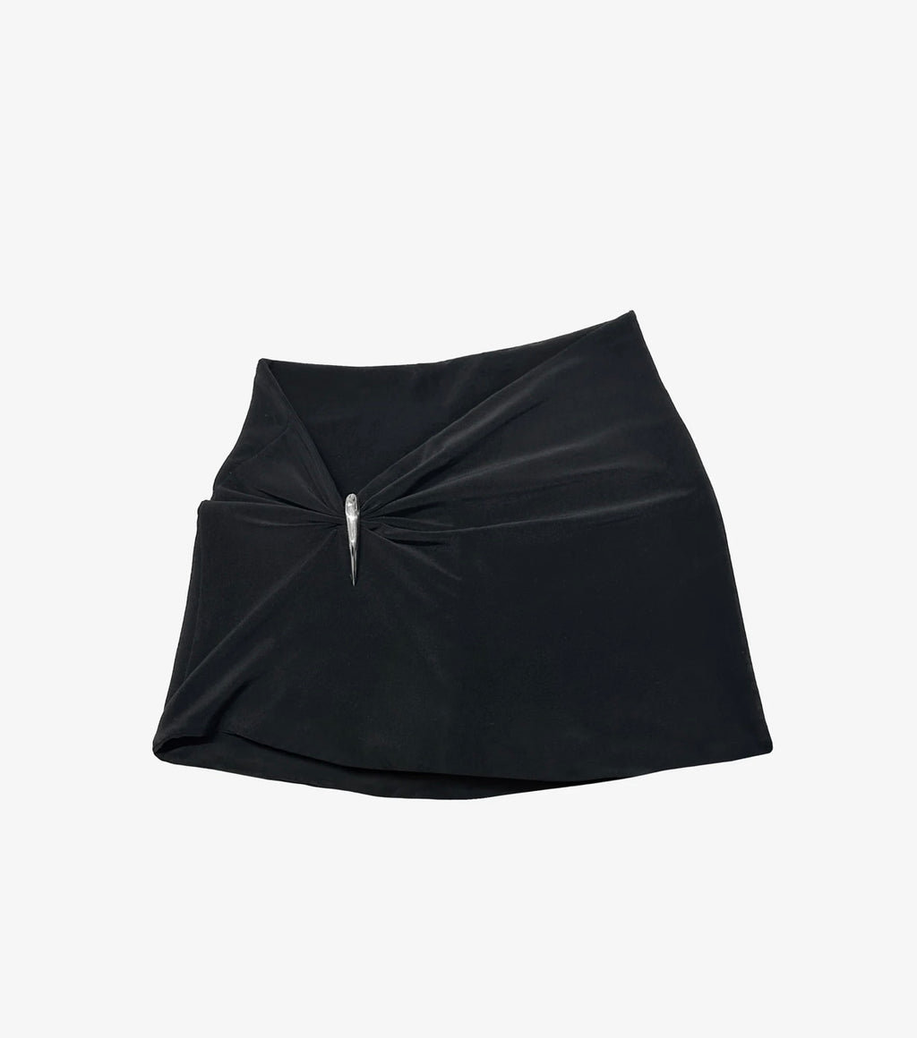 CLAW MINI SKIRT - BLACK