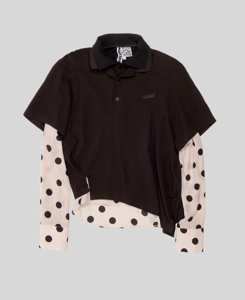 POLKA DOT POLO SHIRT