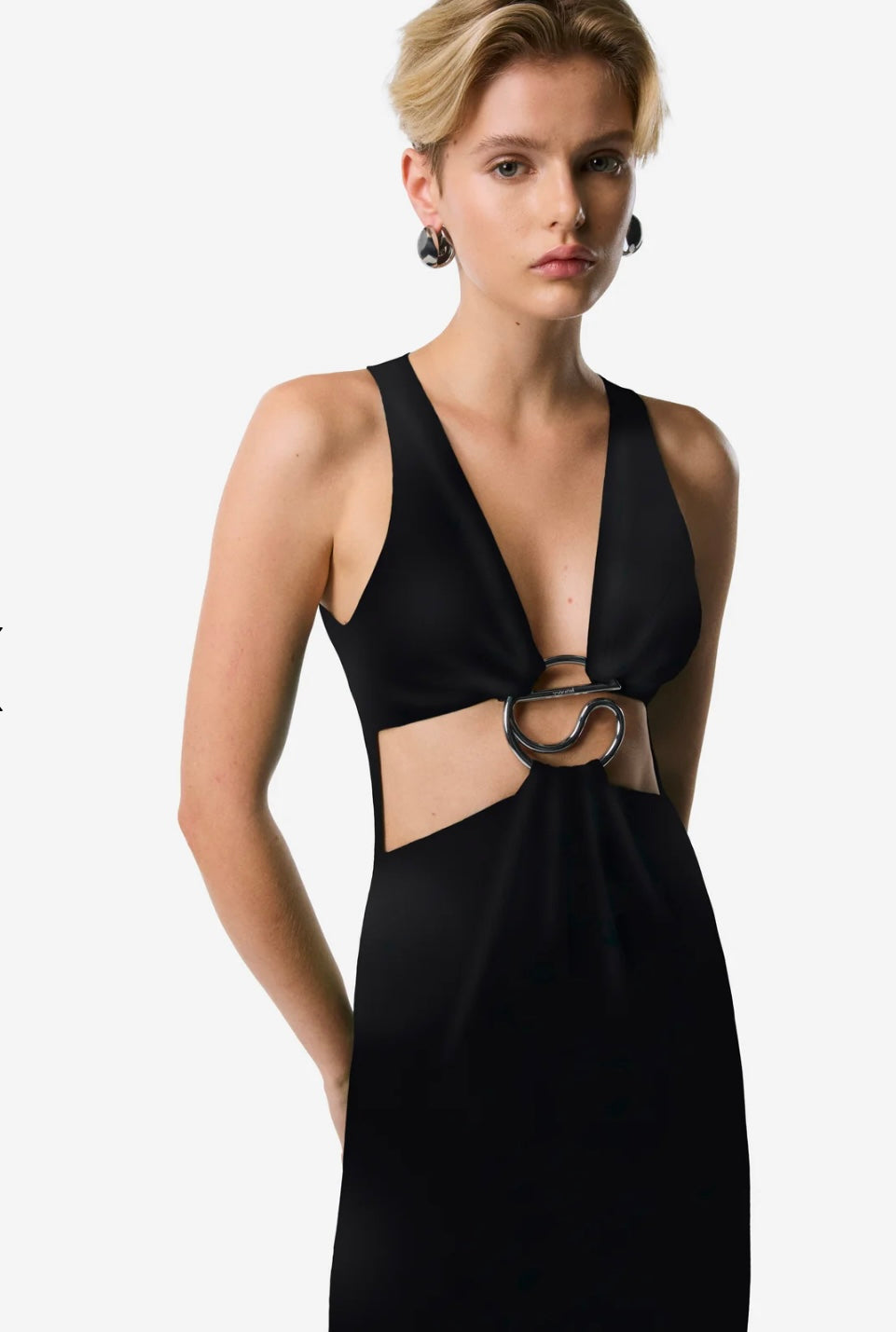 Cut-Out C-Logo Dress