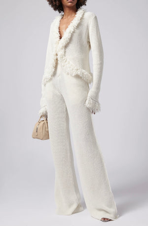 White Mello Knit pant