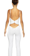 Load image into Gallery viewer, LOW BACK DOUBLE LAYER TANK IN WHITE RIB
