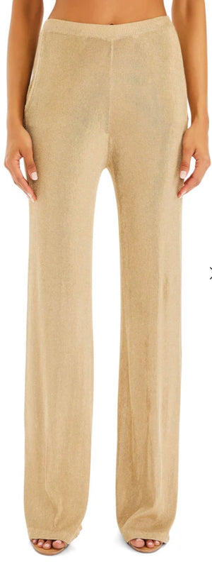 SHELDON METALLIC KNIT PANT