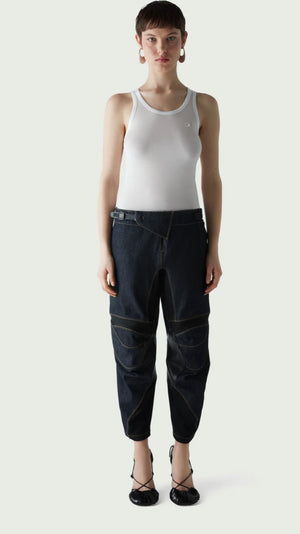 Denim Racing Trousers