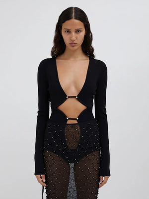 BRACKET KNIT BODYSUIT