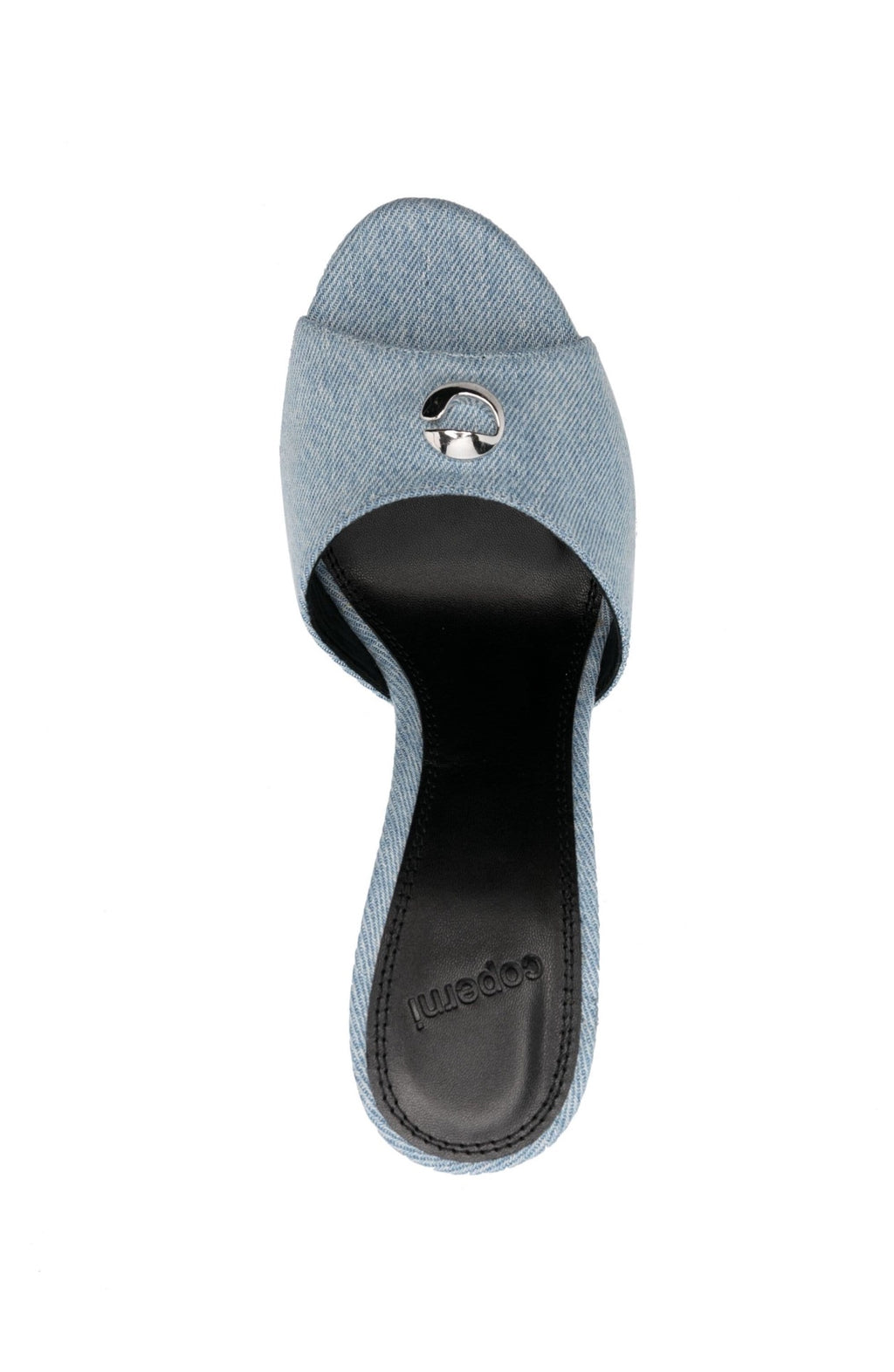 Denim heels