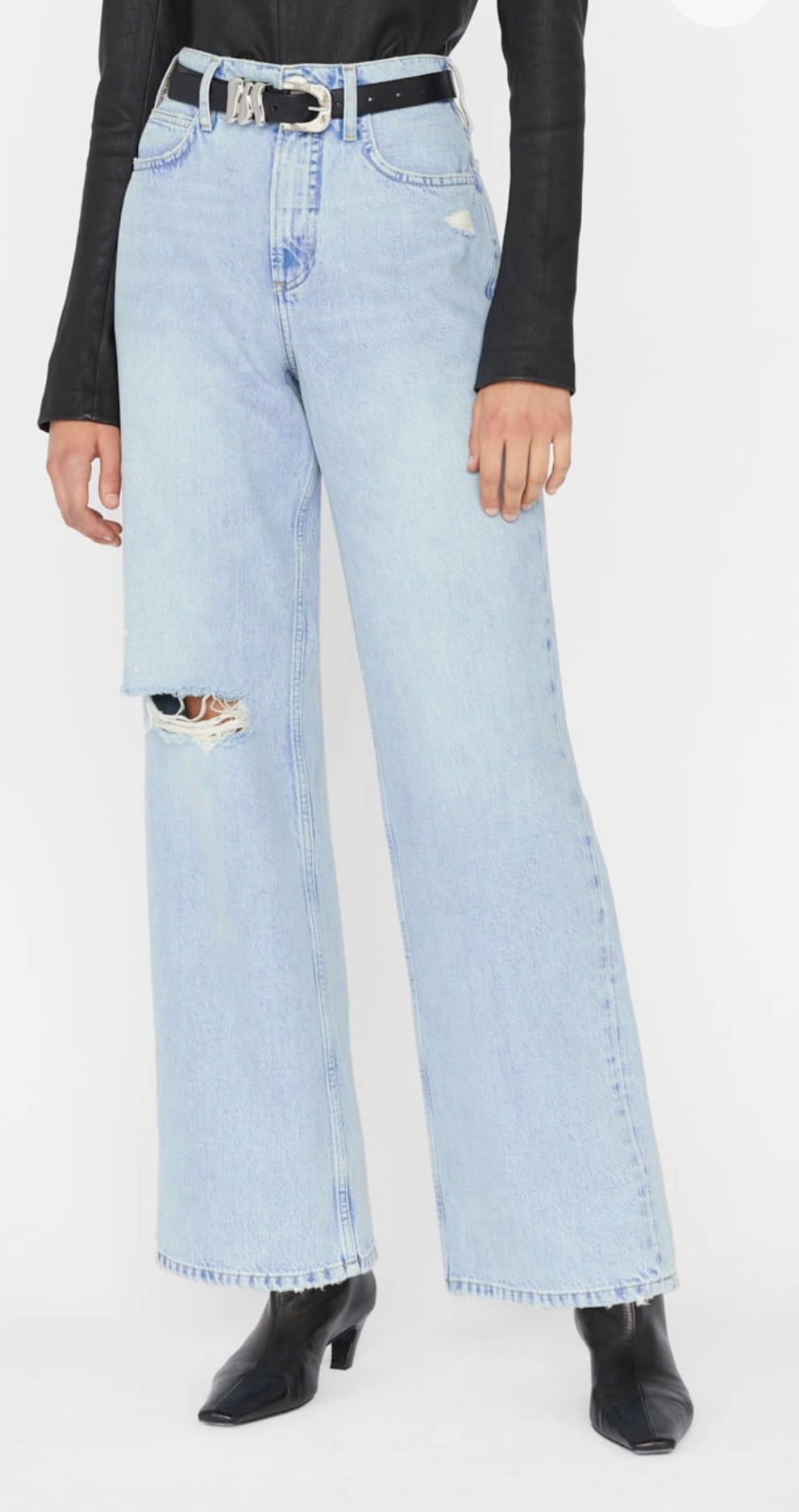 Le High 'N' Tight Wide Leg in Bilson Rips
