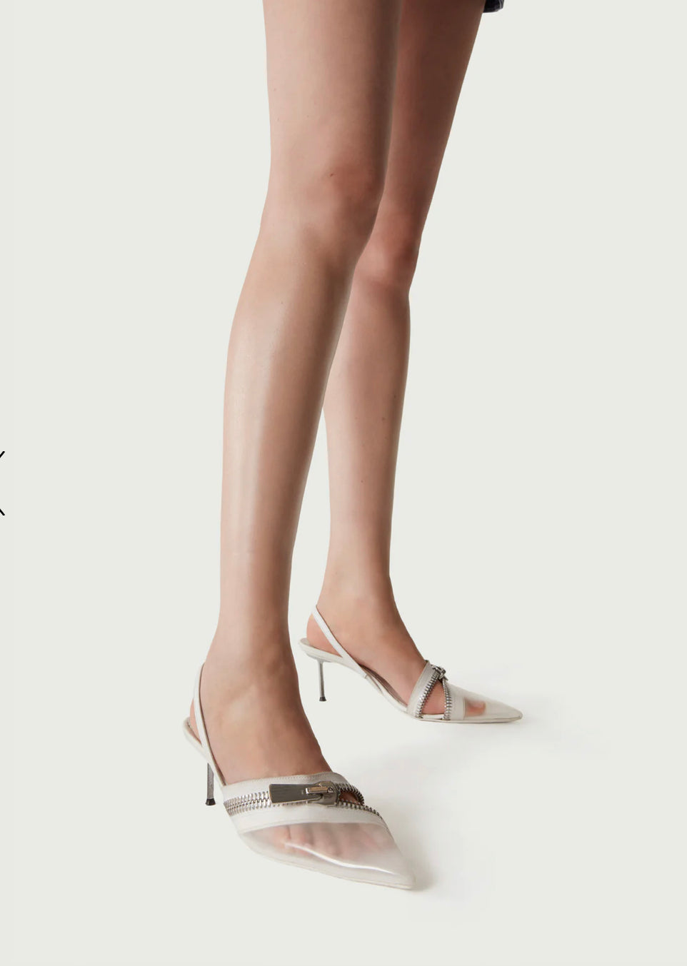 Clear Zip Stiletto