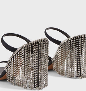 Crystal Fringed Sandals