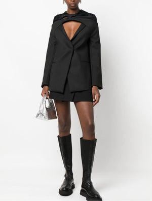 Cut out blazer dress