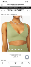 Load image into Gallery viewer, V-NECK BRA TOP
