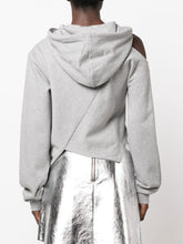 Load image into Gallery viewer, Kaylane cut-out asymmetric hoodie
